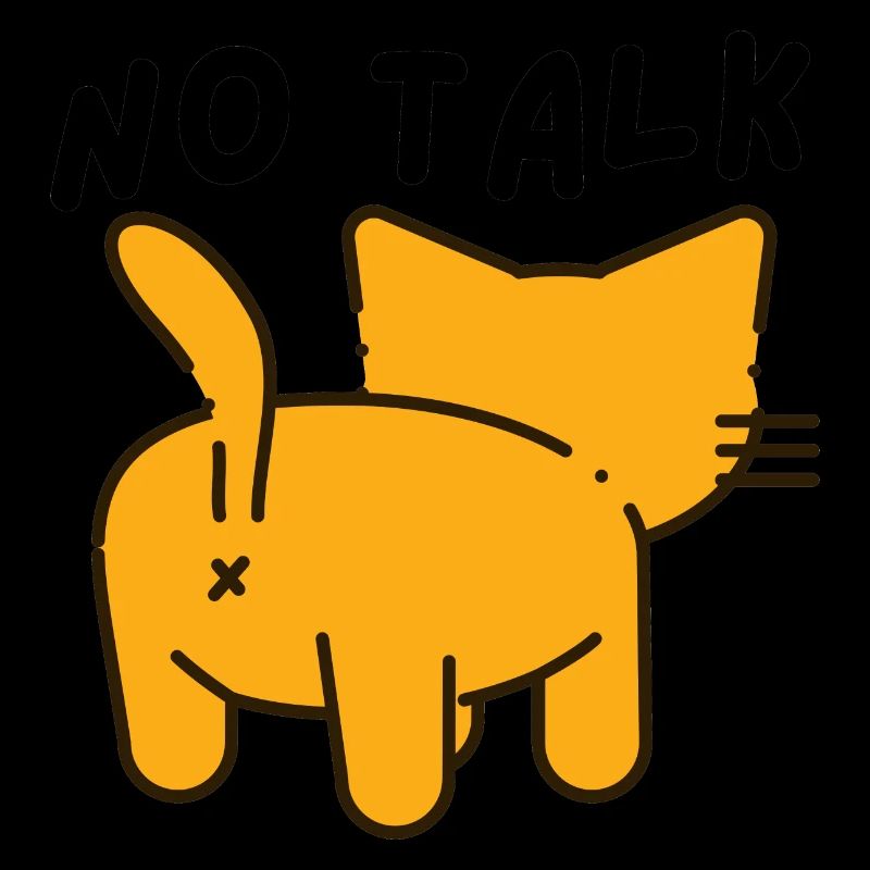 No talk cat back