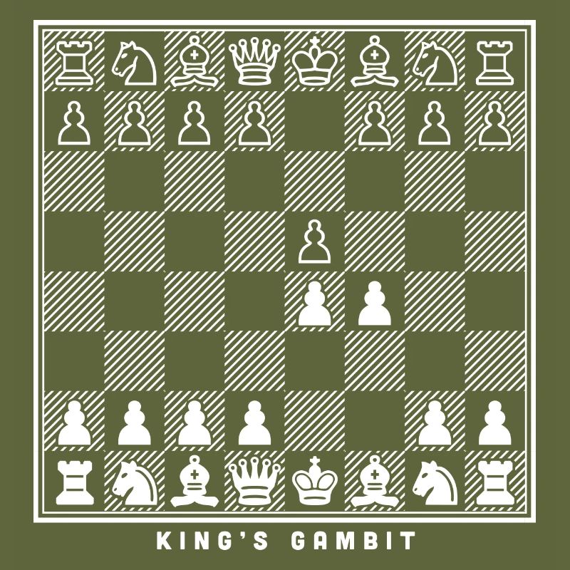 King's gambit chess opening board chess player