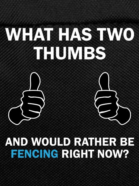 I would rather FENCING now