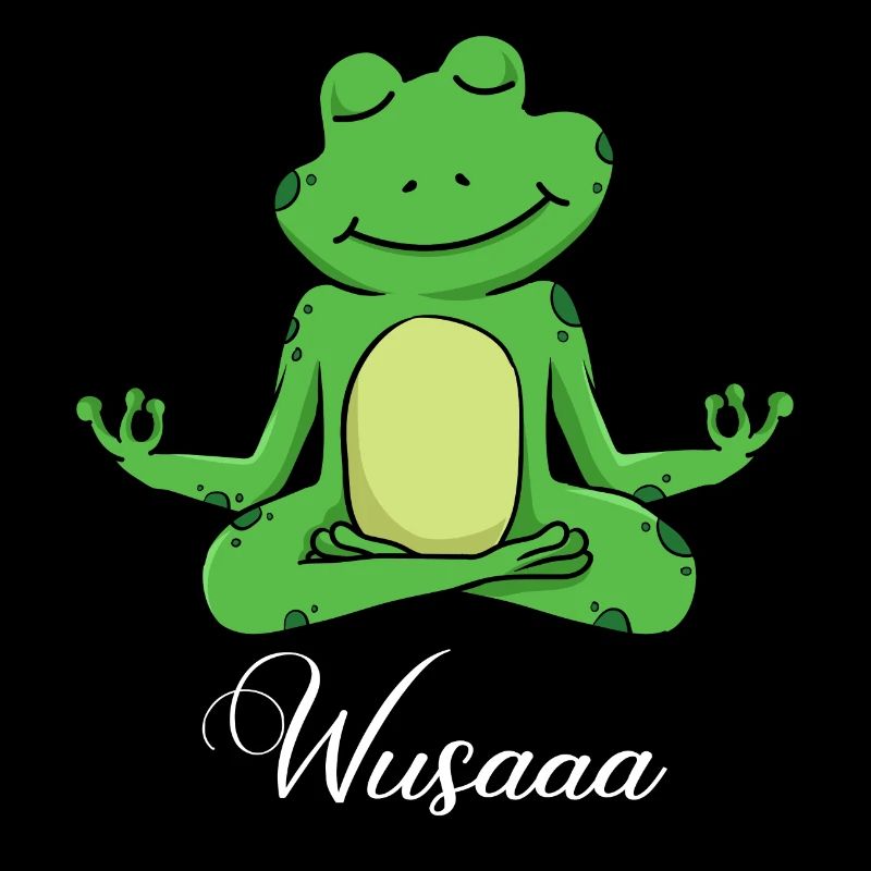 Auszeit Durchatmen Wusaaa Frosch