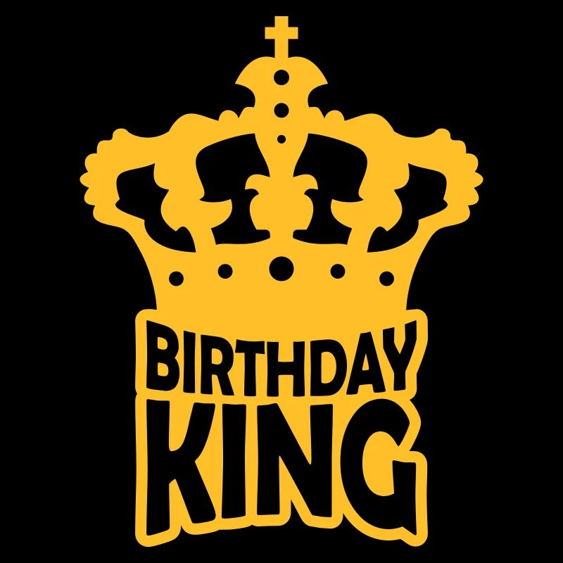 Birthday King Party Logo
