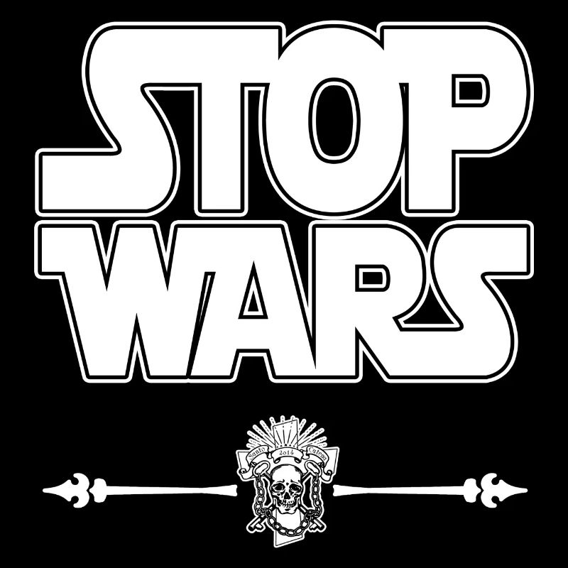 Stop Wars par SVAN (2022) BLANC