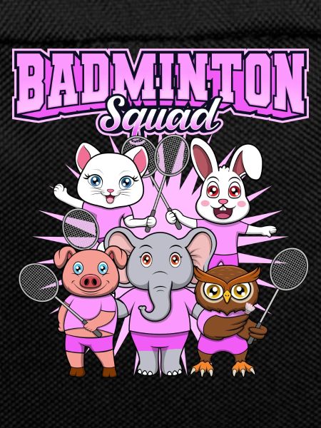 Badminton Squad Cute Animals Shuttlecock