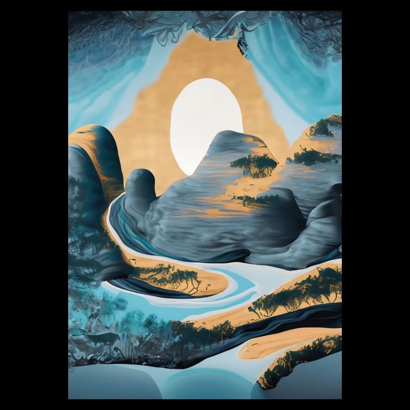 Abstrakte Landschaft - Abstract Landscape