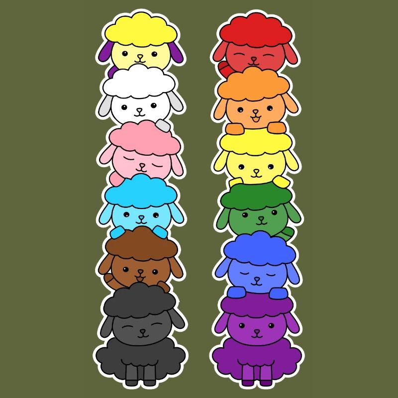 Pride Progress Flag Sheep Equality