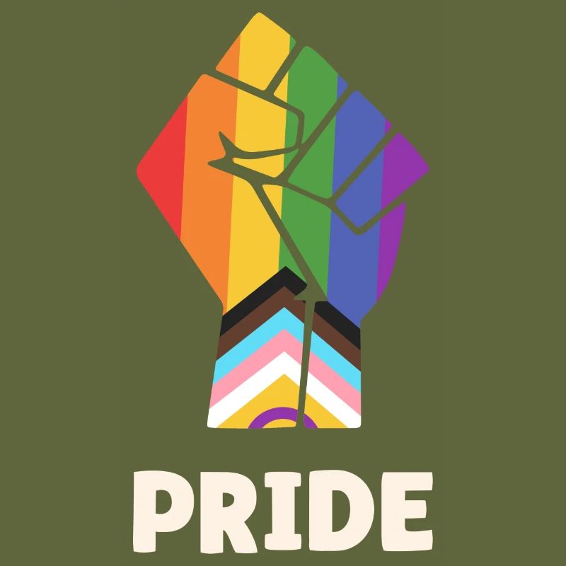 Pride Progress Proud Fist Design for Equality