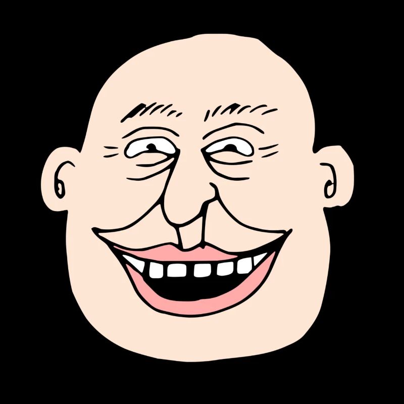 Comic Face Old Man