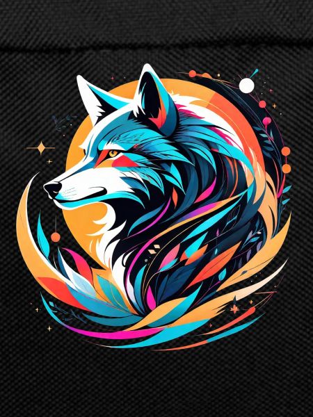 Wolf and Mountain - Protective Nature