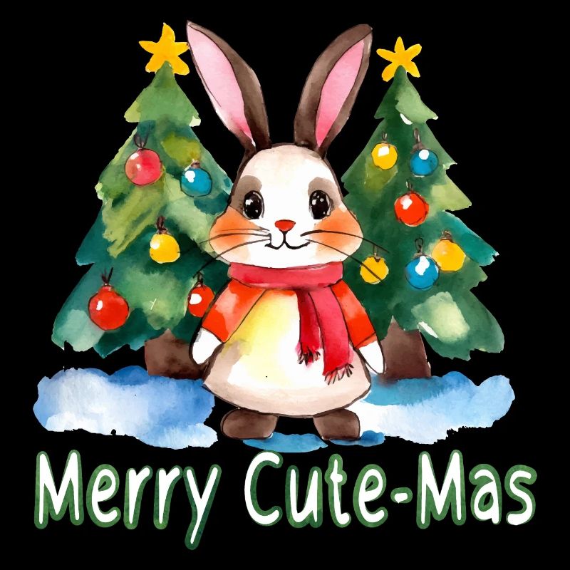 Merry Cute-Mas Bunny
