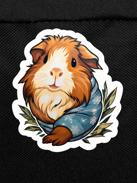 Guinea pig with snowsuit
