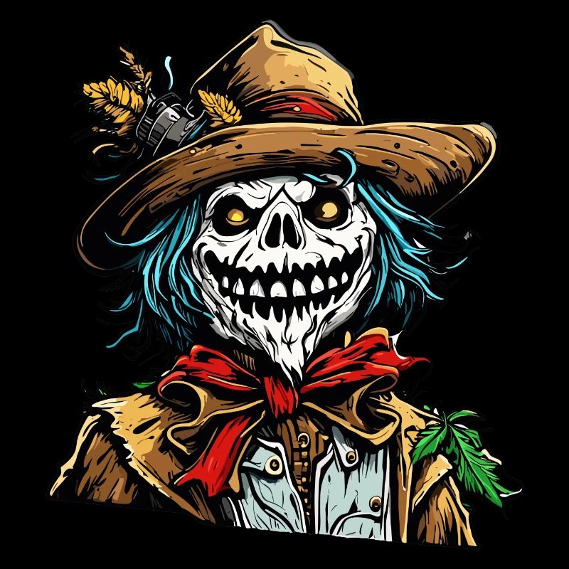 Vogelscheuche / Erntehelfer / Maisfeld / Feld