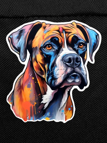 Boxer Head Psychédélique