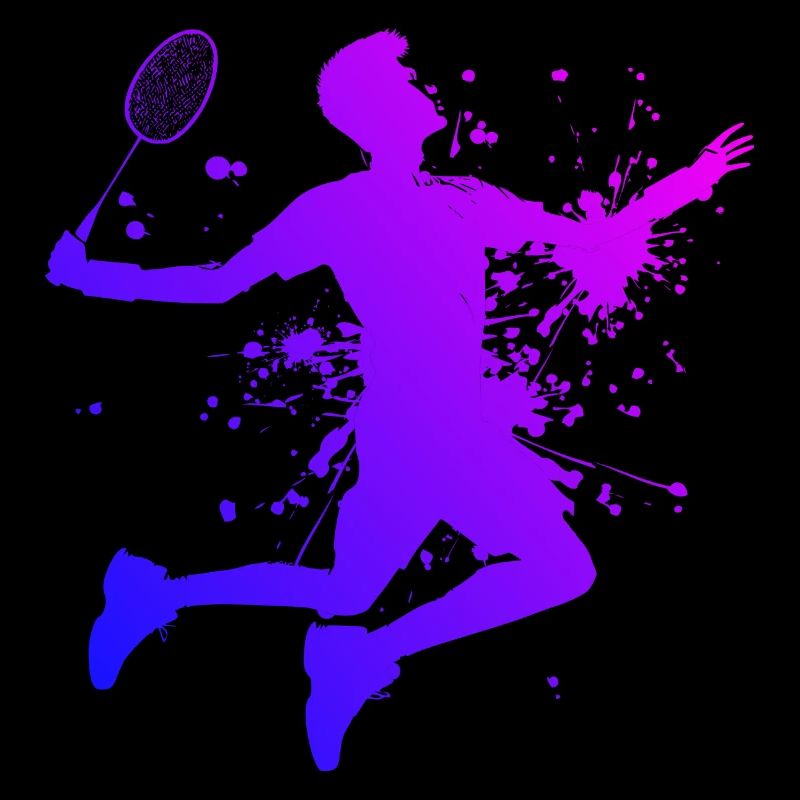 Women's Men's Squash Badminton Player
