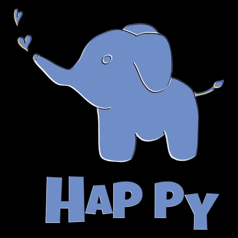 Elephant Happy