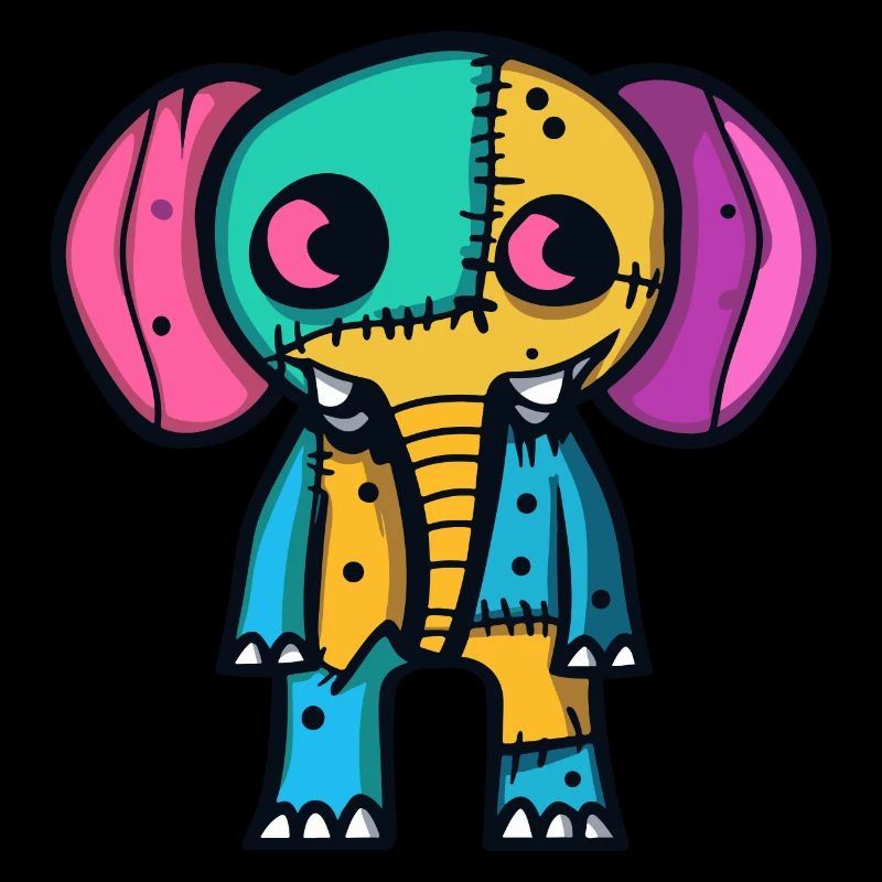 Elefant Halloween Tier