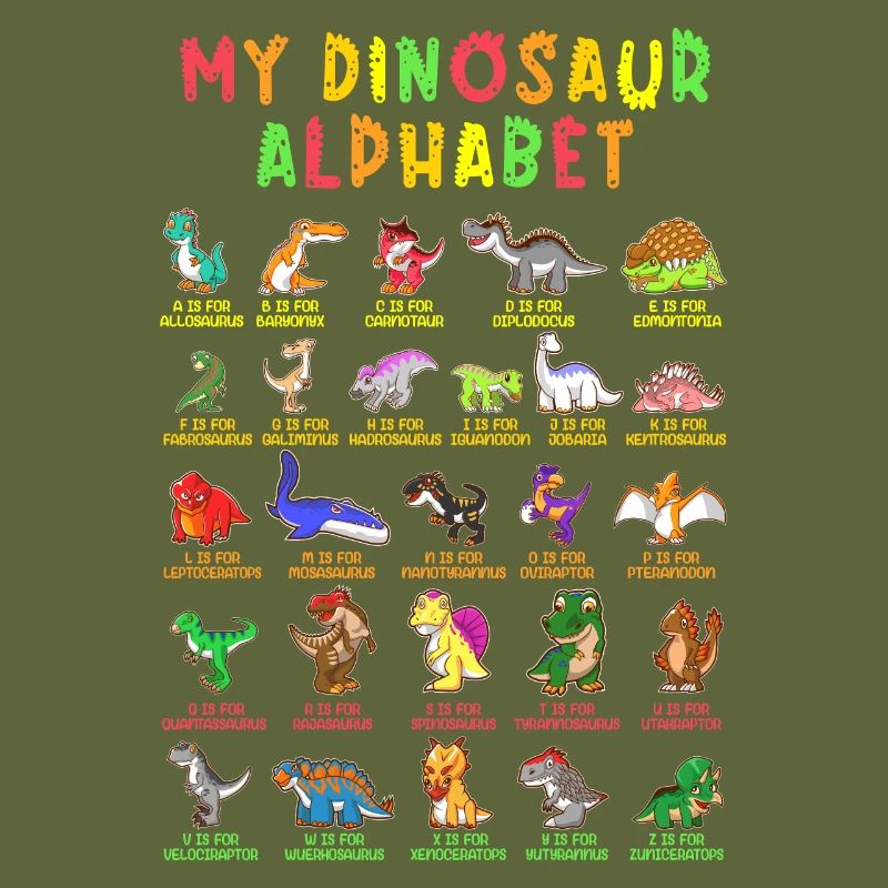 Dinosaurs Alphabet Learn Primer Gift