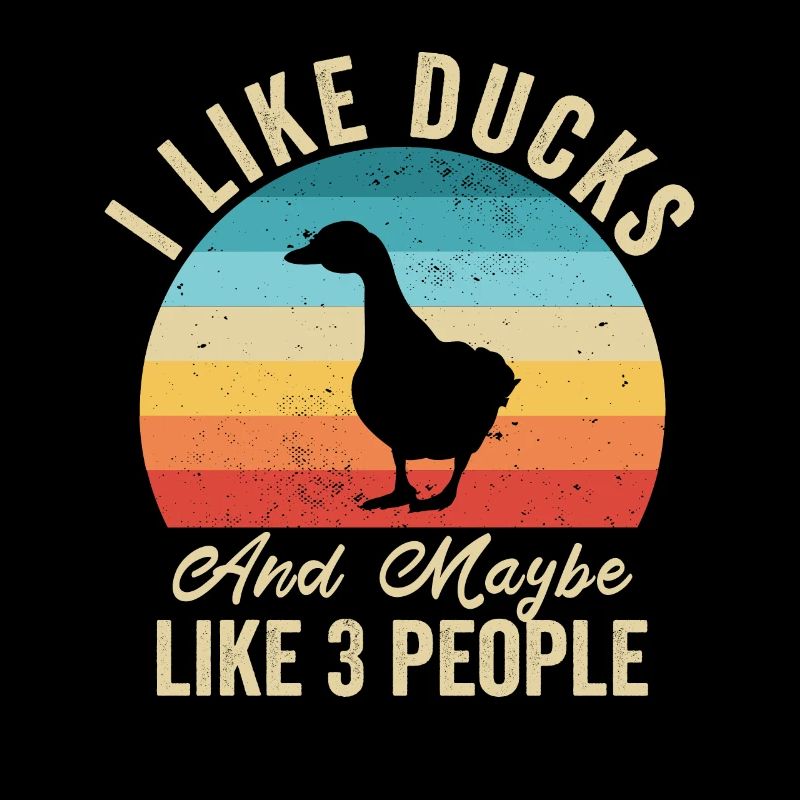 I love Ducks Humor Farmer Gift