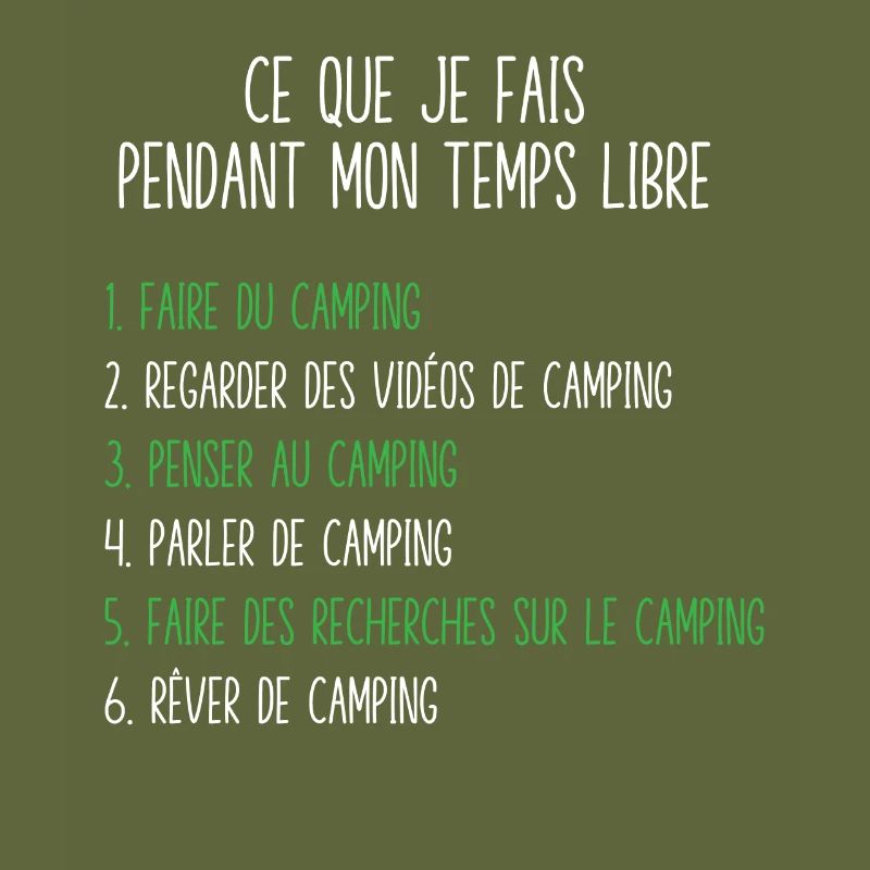 Camping Temps Libre Idée Cadeau Pour Campeur
