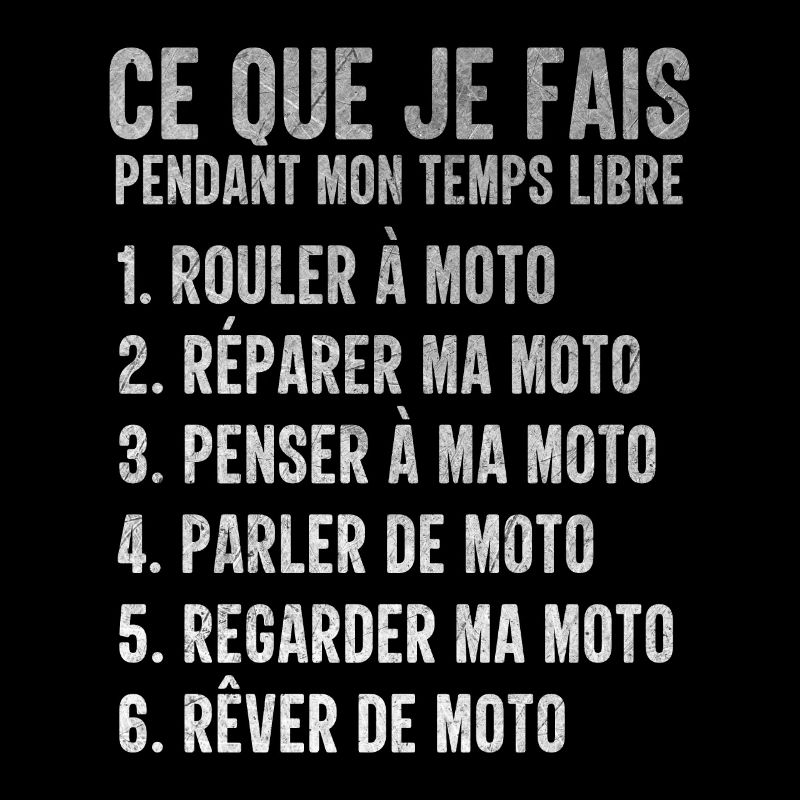 Moto Temps Libre Idée Cadeau Pour Motard