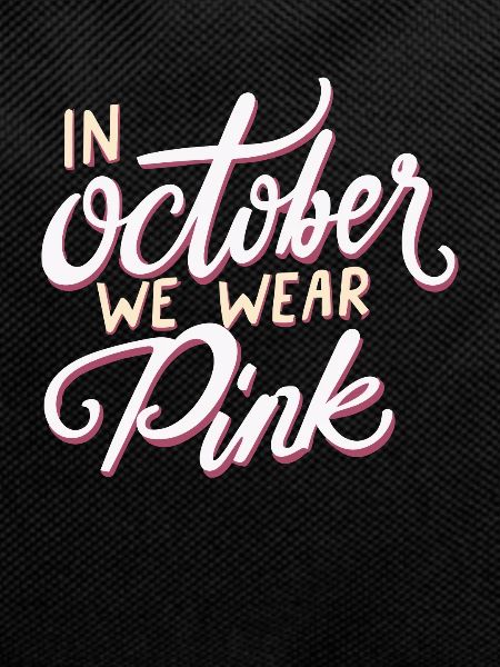 Breast Cancer October Pink Ribbon