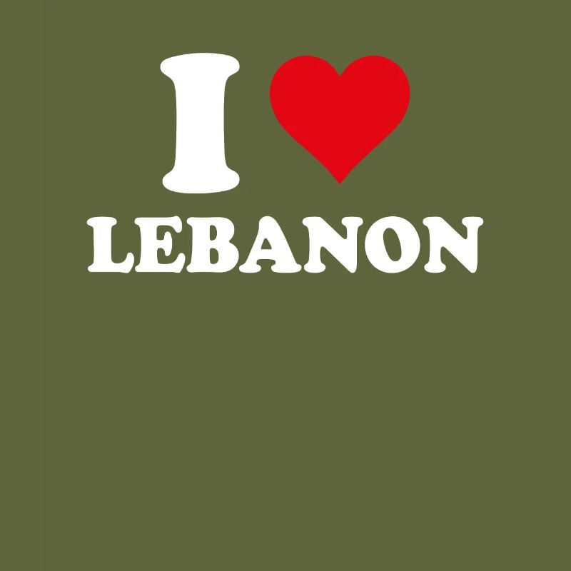 Ich liebe Libanon Herz Libanesisch Libanesisch Geschenk