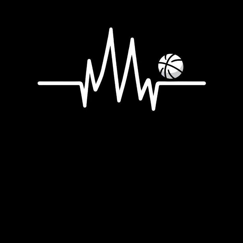 Basketballspieler Herzfrequenz Geschenk