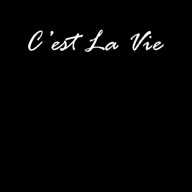 C’est La Vie Phrase de citation française