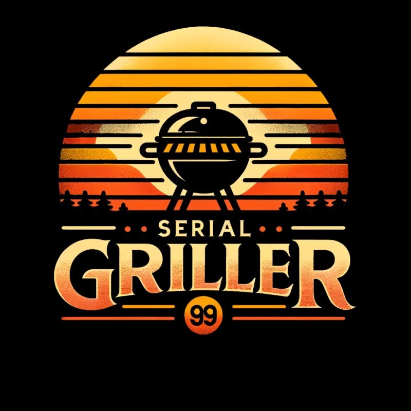 Serial Griller Gift Father BBQ Master