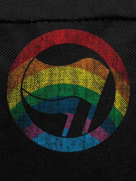 RAINBOW ANTIFA FLAG