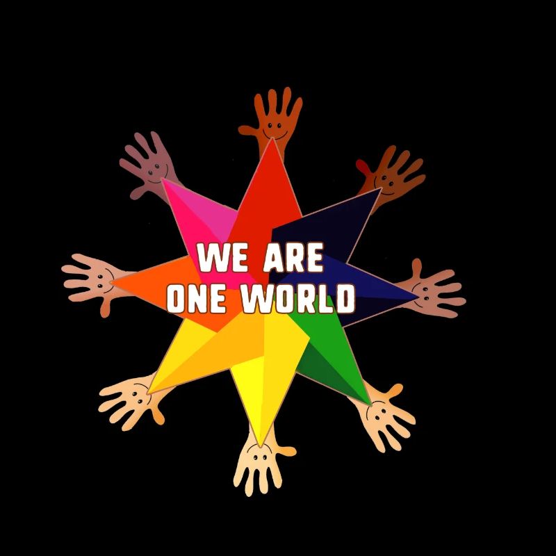 human,LGBT,Rainbow,we are one world,hands