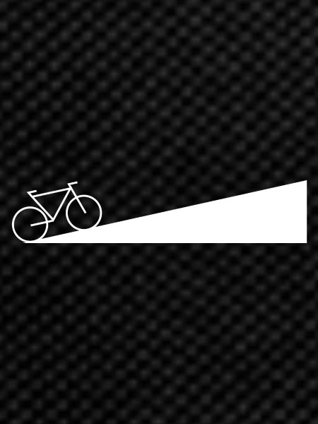 Bicycle hill minimalistic