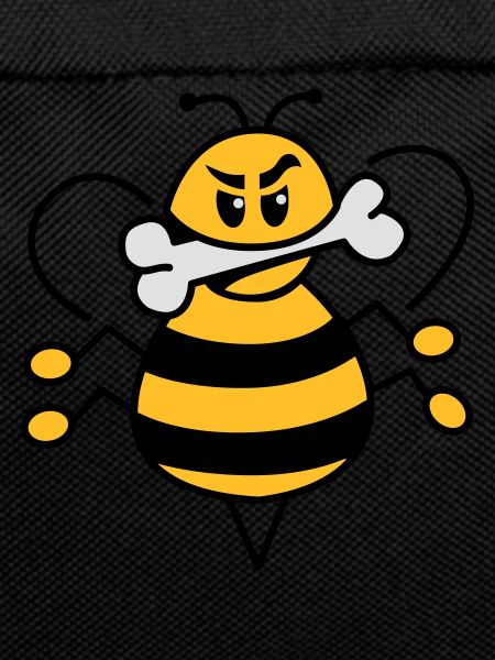 Bee with bone 1