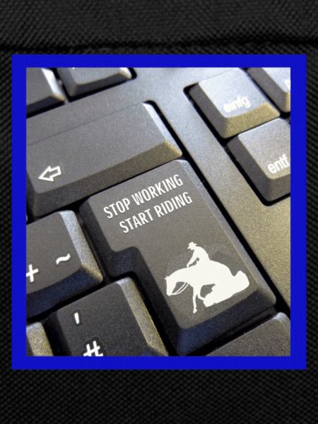 Stop working start riding