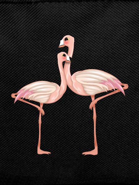 Flamingo couple comic