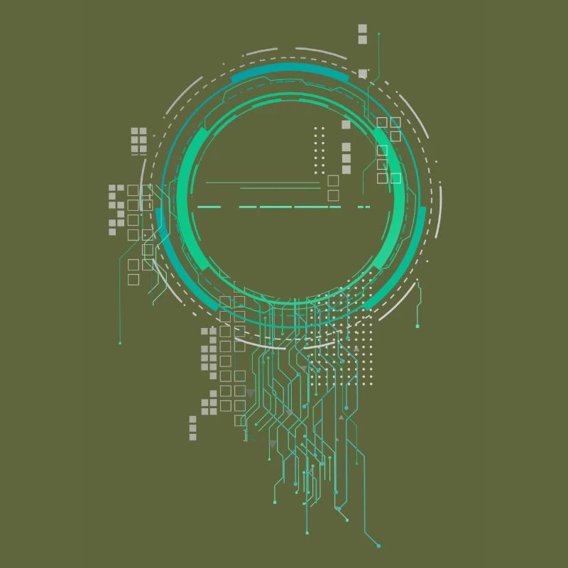 cpu pc platine raumschiff code nerd pc pixel coder