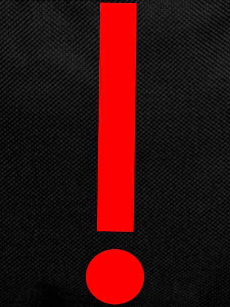 Red exclamation mark, template, pattern