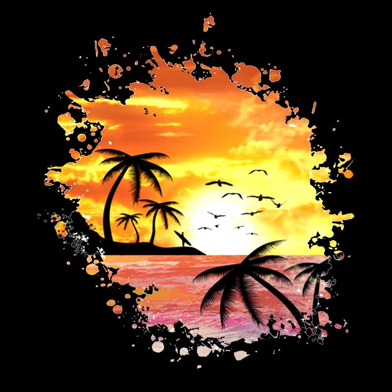 COUCHER DU SOLEIL, vacances, plage, sunset, sun