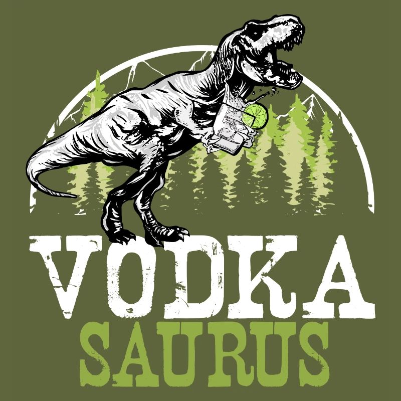 Vodka Saurus Dinosaur Funny Vodka Lemon Trex