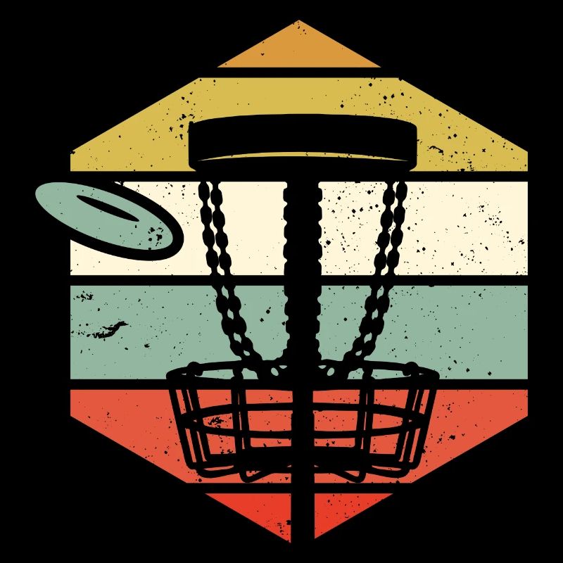 Disc Golf Sports Retro Disc Golf