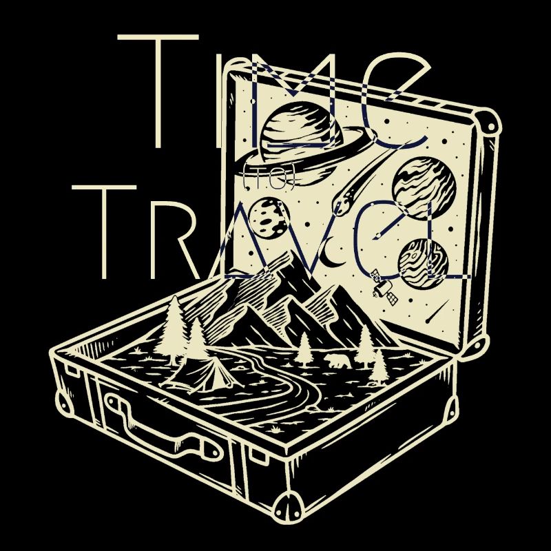 Time (to) Travel - Surrealistic Traveller Artwork