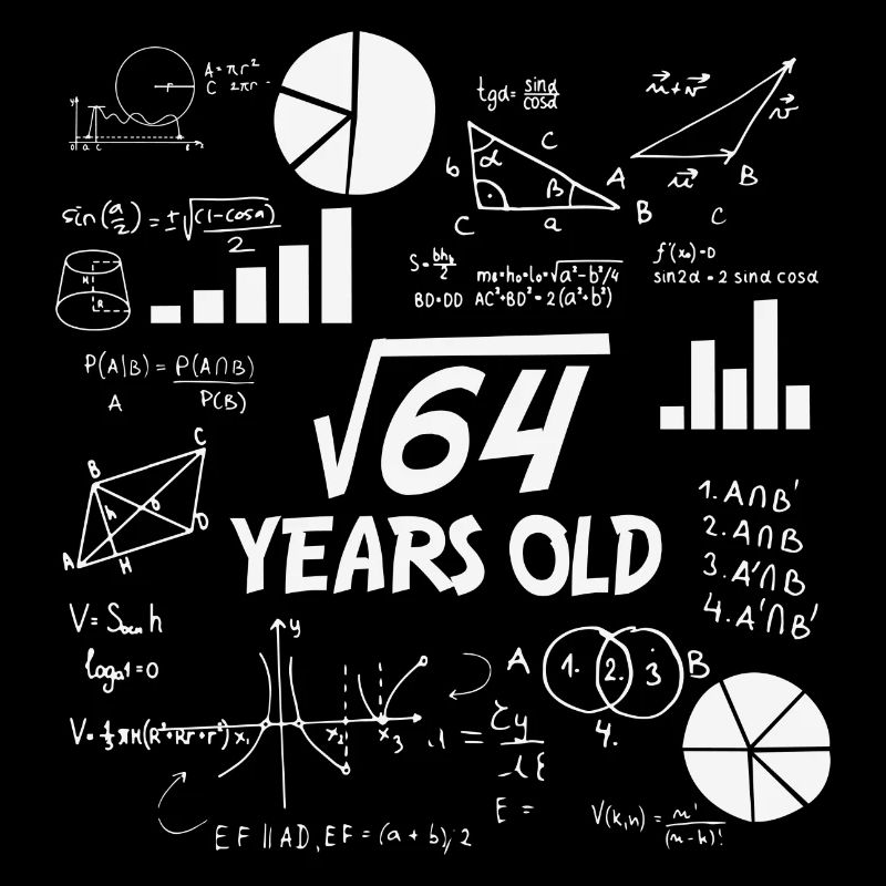 Square Root of 64 | 8 Birthday Math 8 Years Old