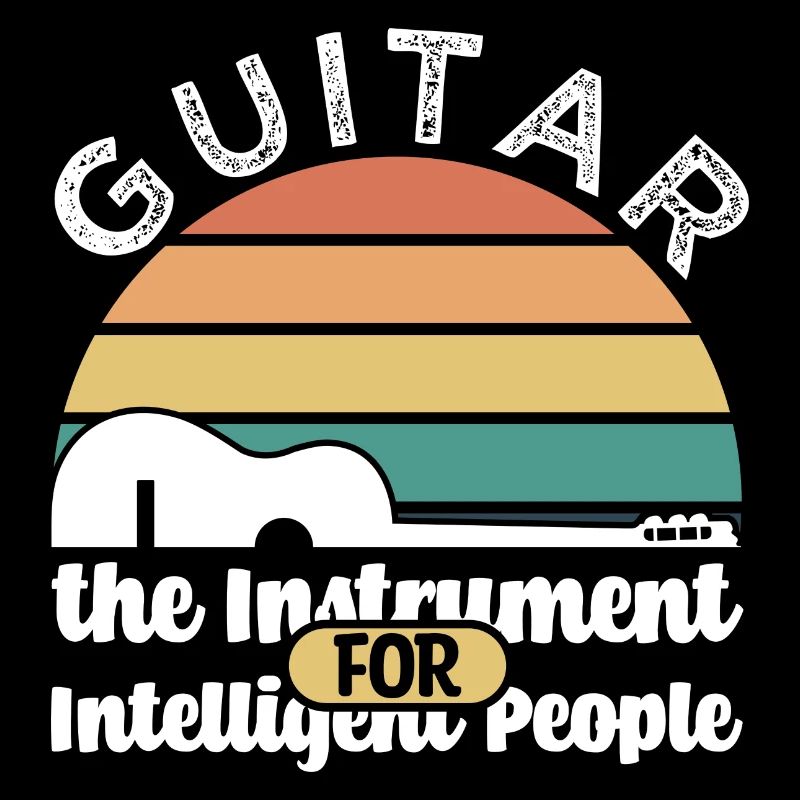 Gitarre retro Spruch