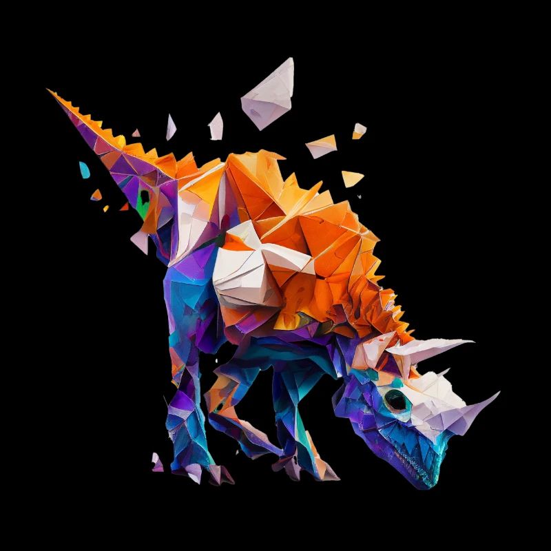 Origami T-rex: Courageous, Creative