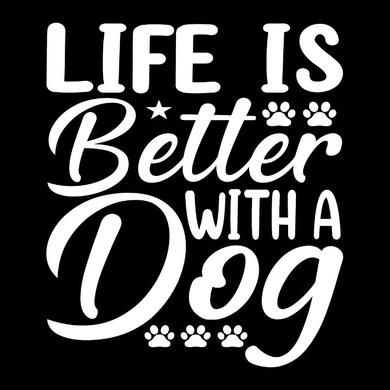 Das Leben ist besser mit Hund