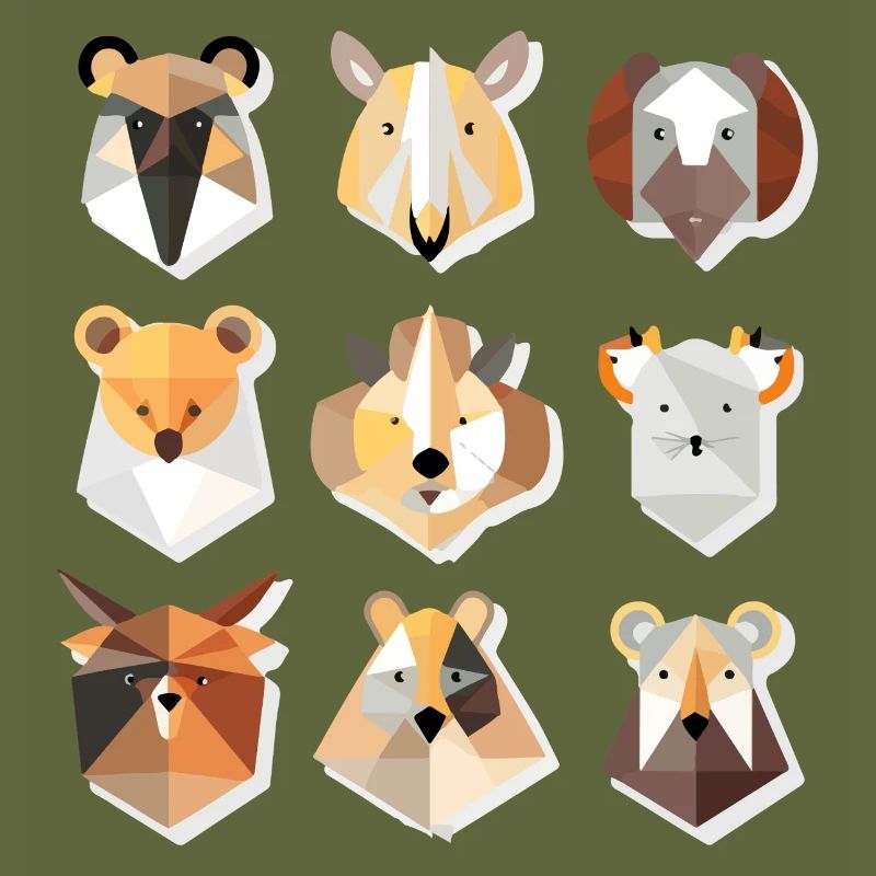 Geometric animals