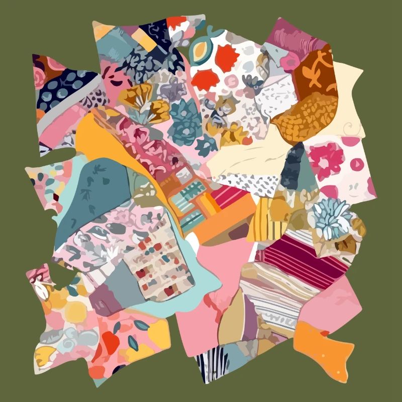Patchwork de tissu n°2