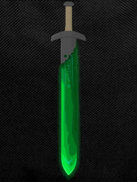 Green Rune Sword