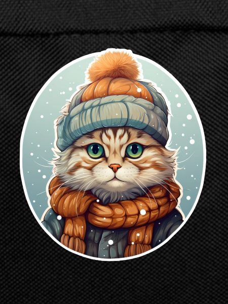 Cat in winter