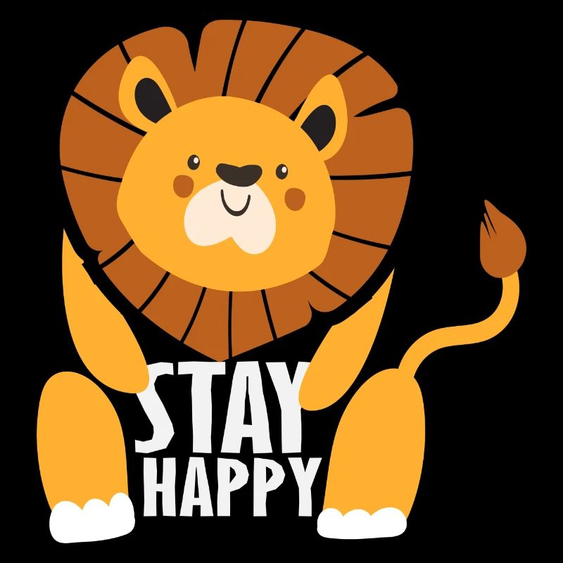 Reste heureux Lion