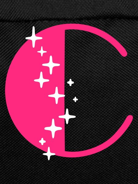 Letter C Glitter
